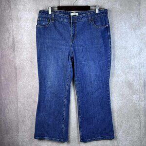 Levi's Women's Boot Cut 580 Dark Wash Jeans Size  20W Short